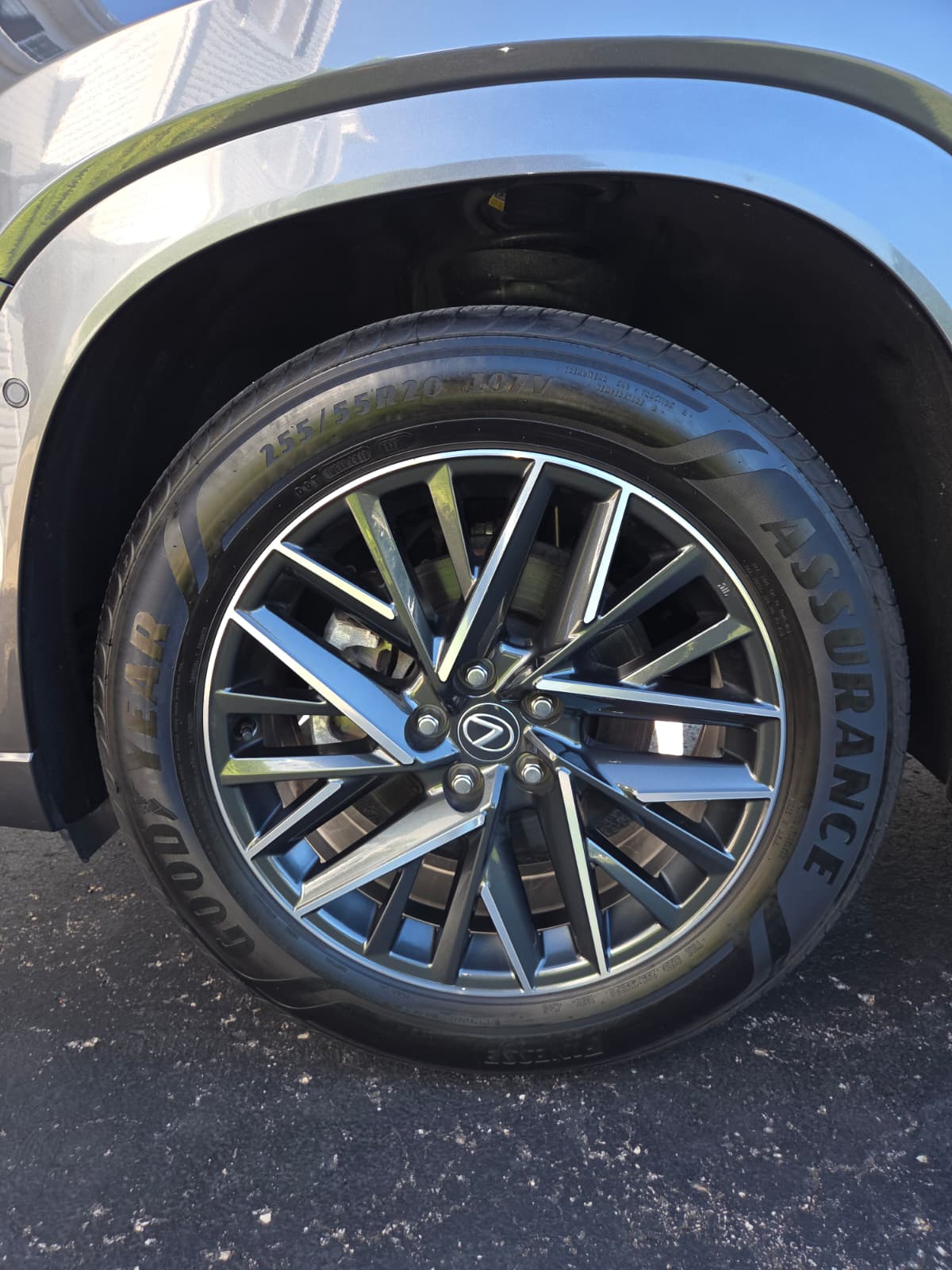 After tire detail