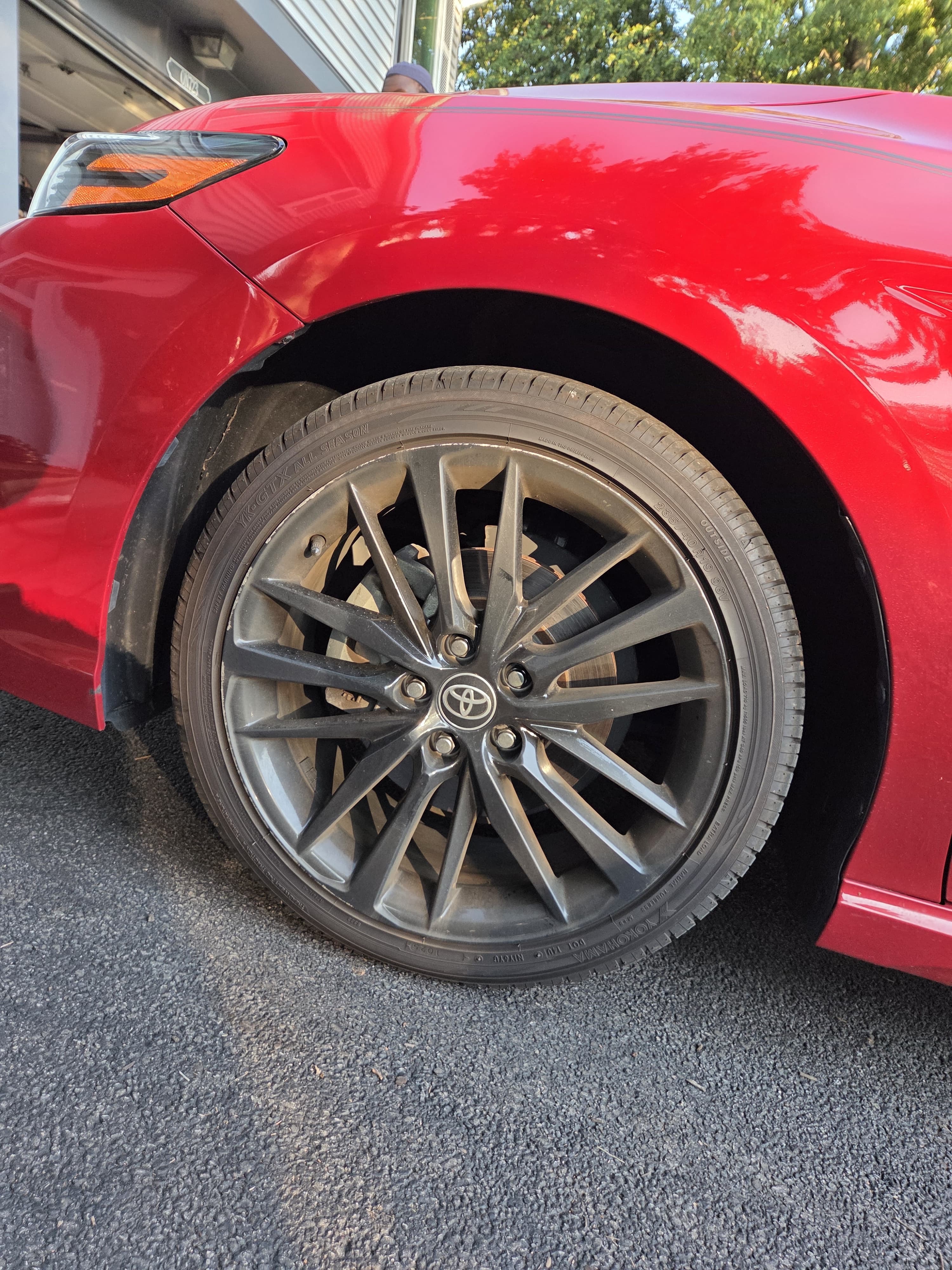Before wheel detail