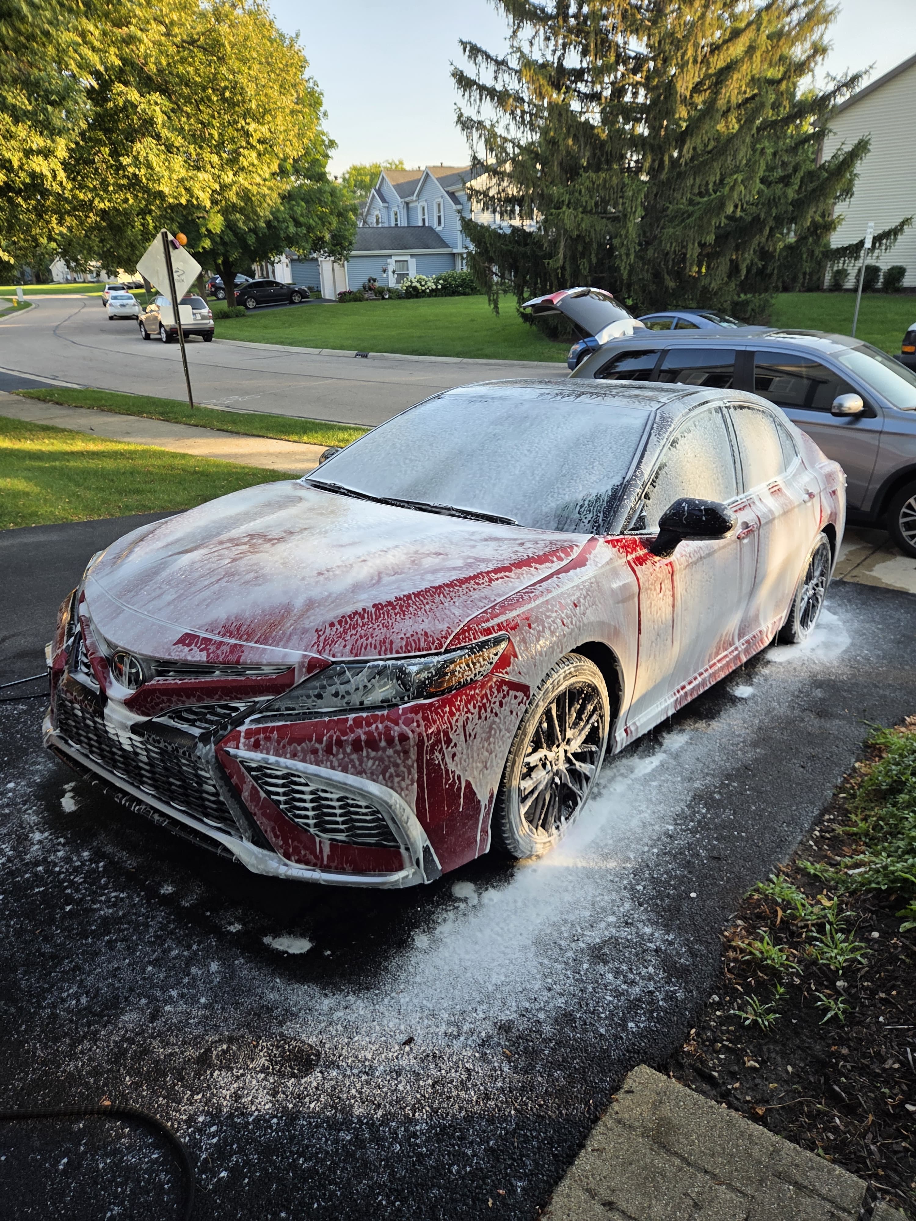 Foam wash